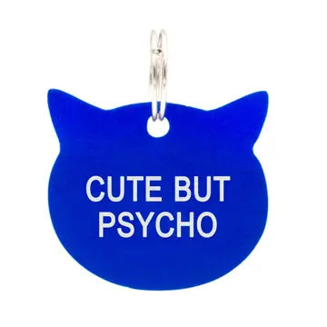 Stylish Cat-Shaped Acrylic Cat Tag