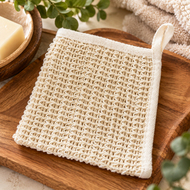 Natural Sisal Exfoliating Washcloth – 10