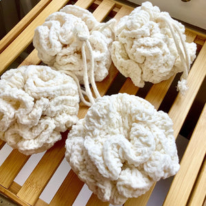 Crocheted Cotton Bath Pouf