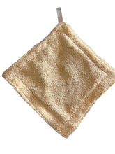 Load image into Gallery viewer, Organic Cotton and Terry Facial Cloth - Golden Bloom