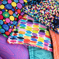 Mildew Resistant Sponge 3 Pack - Spectrum Snap Collection: Vivid Harmony and Electric Groove