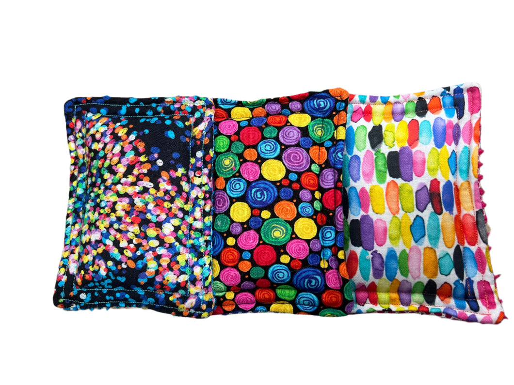 Mildew Resistant Sponge 3 Pack - Spectrum Snap Collection: Vivid Harmony and Electric Groove