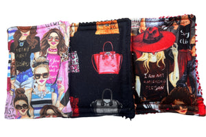 Ange' Belle Homegoods Mildew Resistant Sponges – Ink & Lipstick (3 Pack) : Sailor Jerry & Girl Power