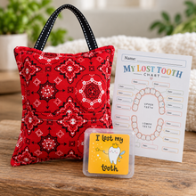 Load image into Gallery viewer, A Little Tooth Fairy Magic – Pillow, Lost Tooth Chart &amp; Keepsake Box