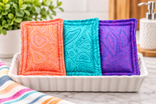 Load image into Gallery viewer, Mildew-Resistant Sponges – Color Me Happy Collection | 3-Pack