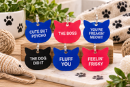 Funny Cat ID Tags – Last Chance