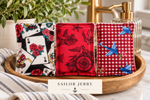 Load image into Gallery viewer, Mildew-Resistant Sponges – Ink &amp; Lipstick Collection | 3-Pack