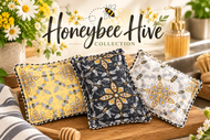 Mildew-Resistant Sponges – Honeybee Hive Collection | 3-Pack