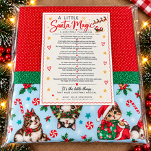 Load image into Gallery viewer, A Little Santa Magic Christmas Pillowcase
