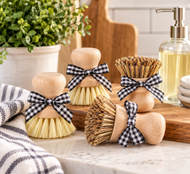 Natural Bamboo Kitchen Scrub Brush