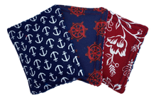 Load image into Gallery viewer, Ange’ Belle Mildew Resistant Sponges – Nautical Collection (3-Pack) : Coastal Seaside &amp; Captain Bruce