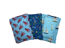 Load image into Gallery viewer, Ange’ Belle Mildew Resistant Sponges – Nautical Collection (3-Pack) : Coastal Seaside &amp; Captain Bruce